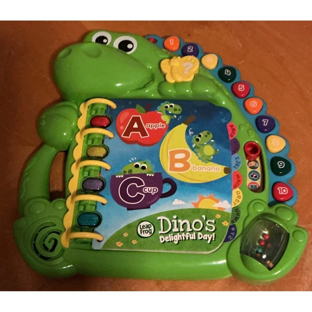 LeapFrog Dinos‎ Delightful Day Book Learning English Toy ABC Electronic Kids